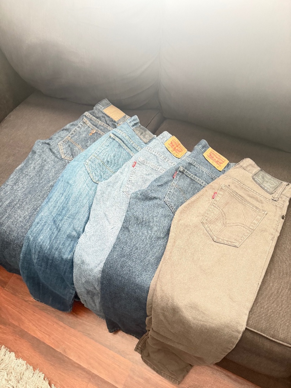 Boys Premium Jeans Bundle Lot of 5 Size 14 Levis -Tommy Hilfiger